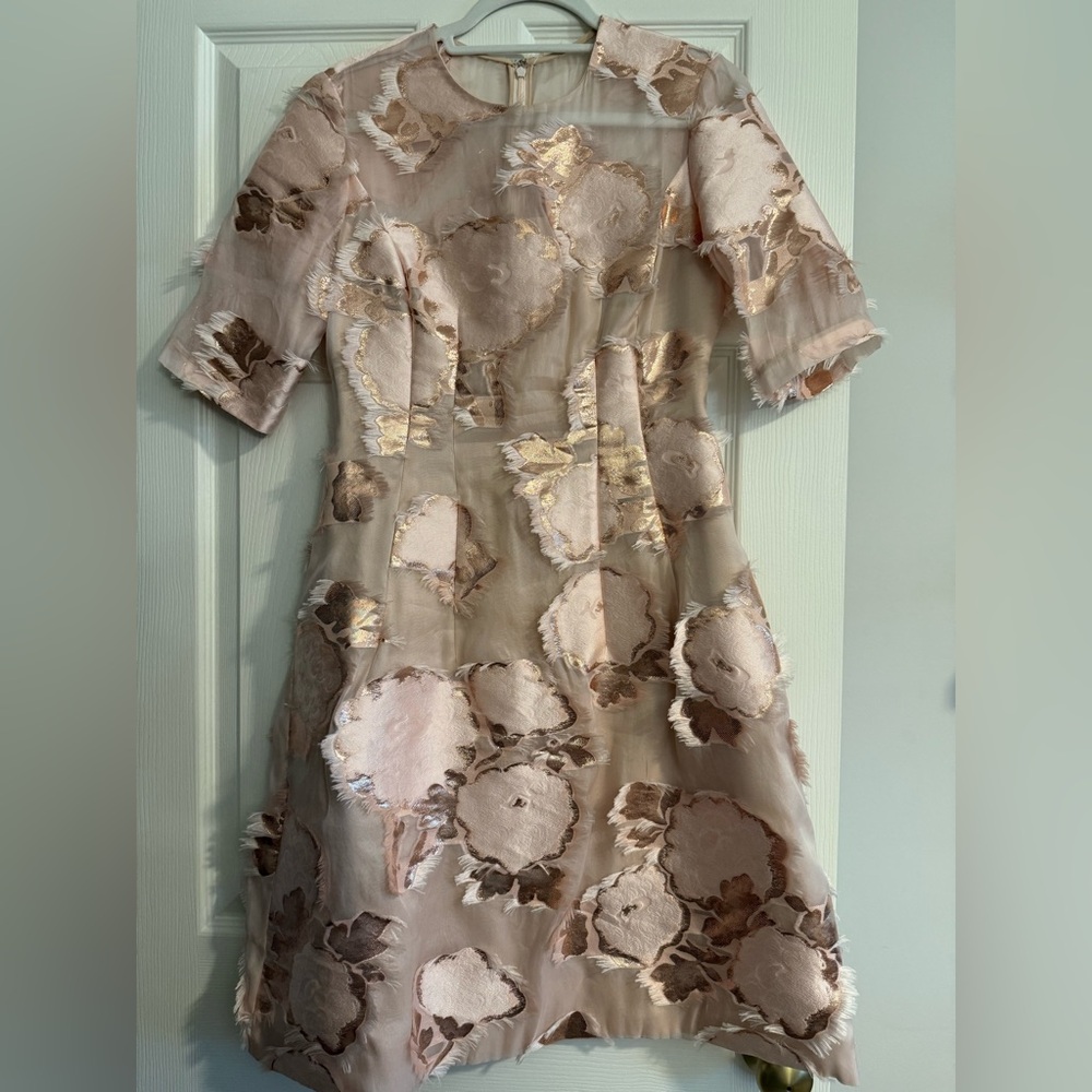 Holly Floral Fil Coupé Fit & Flare Dress by
Lela Rose